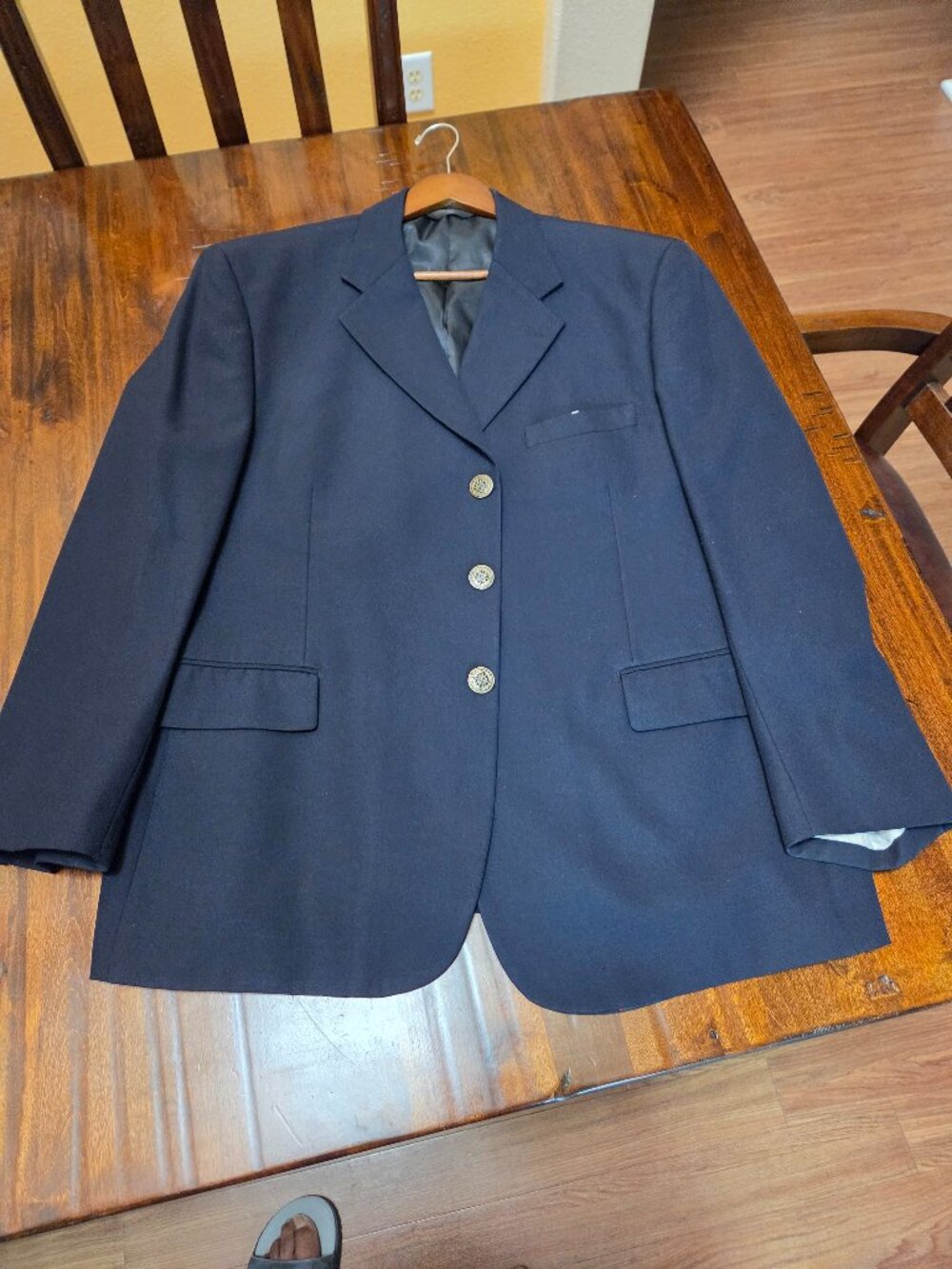 Navy blue sport jacket